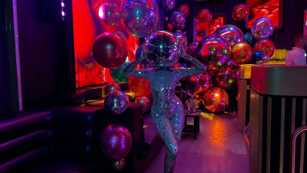 disco dancers for awards nights in London and Bristol luxury event production london